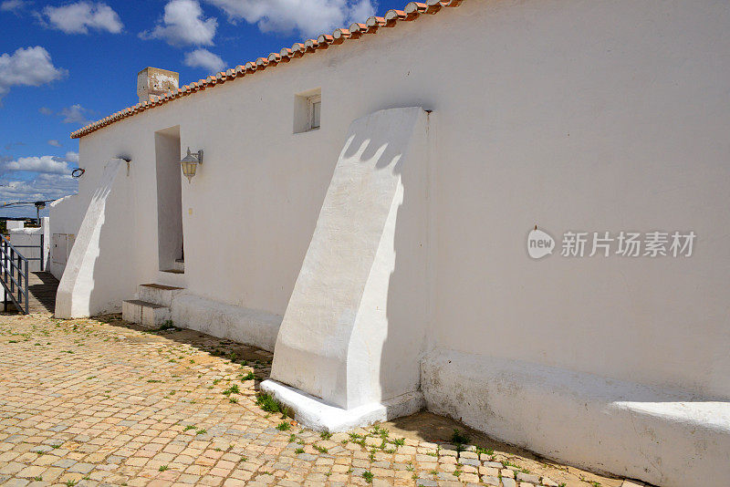 阿尔加维乡土建筑-扶壁建筑，Cacela Velha，葡萄牙